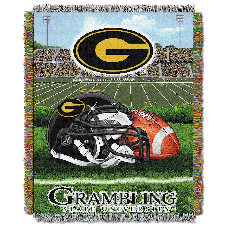 Grambling State Tigers Home Field Advantage Series Tapestry Blanket 48 x 60