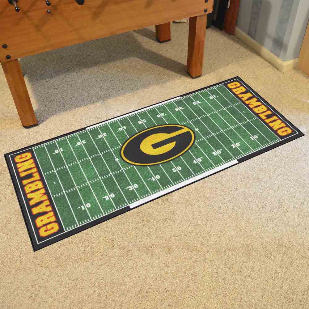 Grambling State Tigers 30 x 72 Football Field Carpet Runner