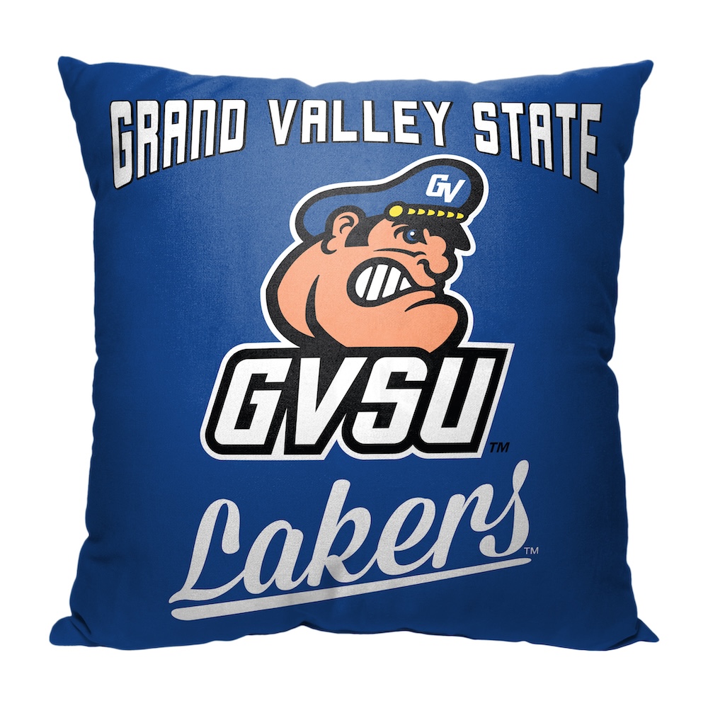 Grand Valley State Lakers ALUMNI Decorative Throw Pillow 18 x 18 inch