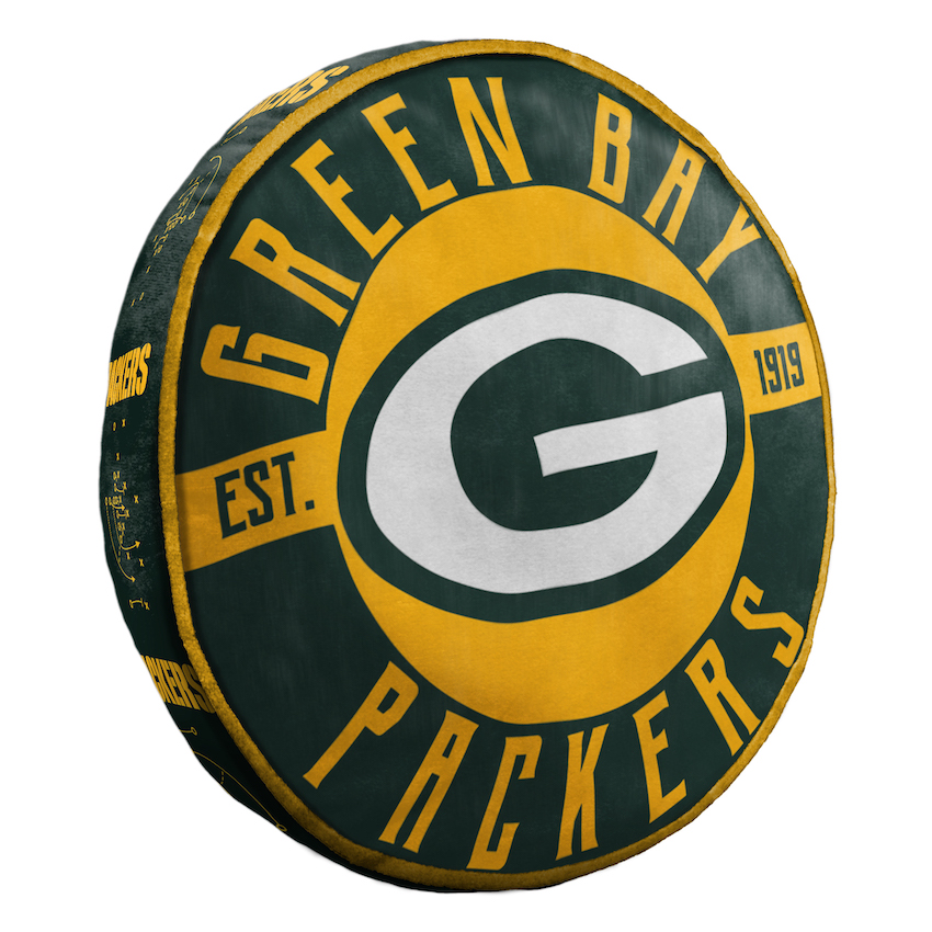 Green Bay Packers Travel Cloud Pillow - 15 inch