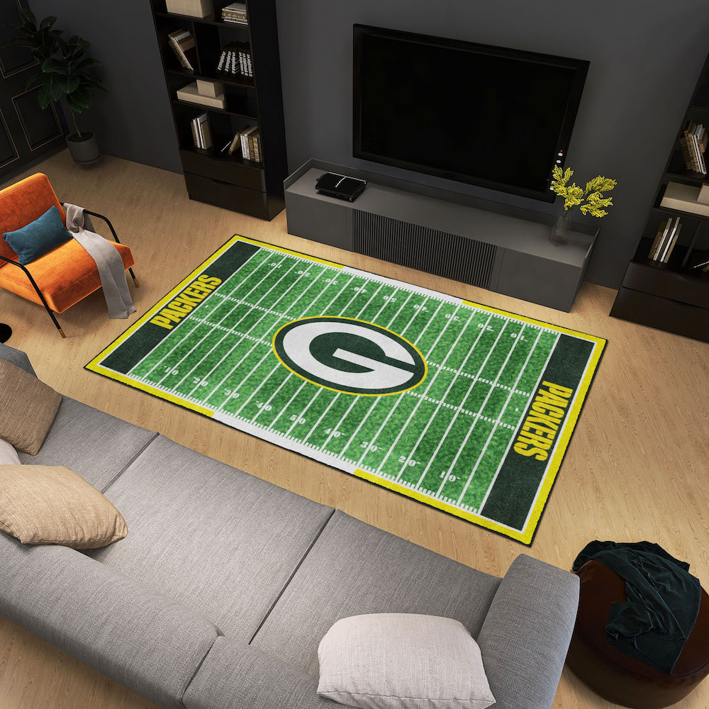 Green Bay Packers 6x10 Ft Ultra Plush Area Rug
