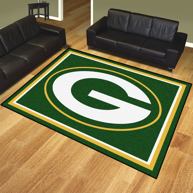 Green Bay Packers Ultra Plush 8x10 Area Rug
