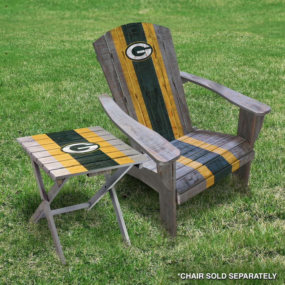 Green Bay Packers Wooden Adirondack Folding Table