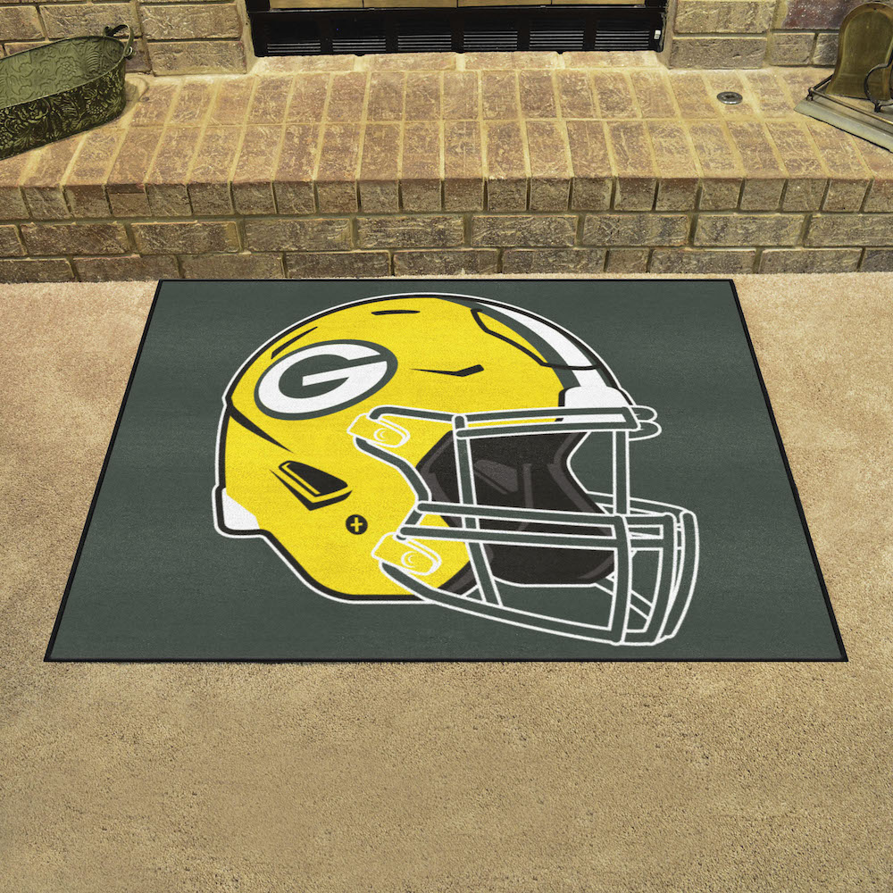 Green Bay Packers 34 x 45 ALL STAR Floor Mat - Helmet Logo