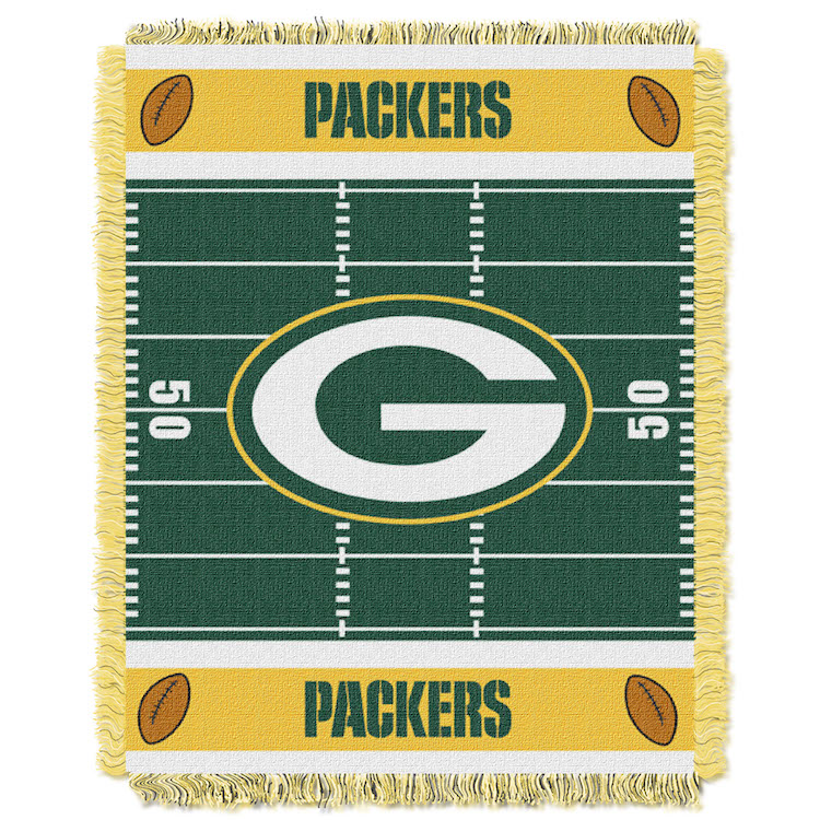 Green Bay Packers Woven Baby Blanket 36 x 48