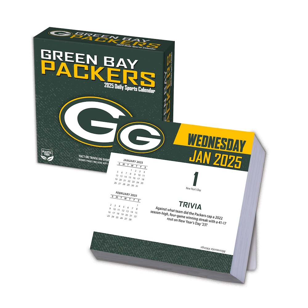 Green Bay Packers 2025 NFL Page-A-Day Box Calendar