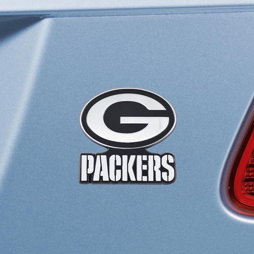 Green Bay Packers Chrome Metal Auto Emblem