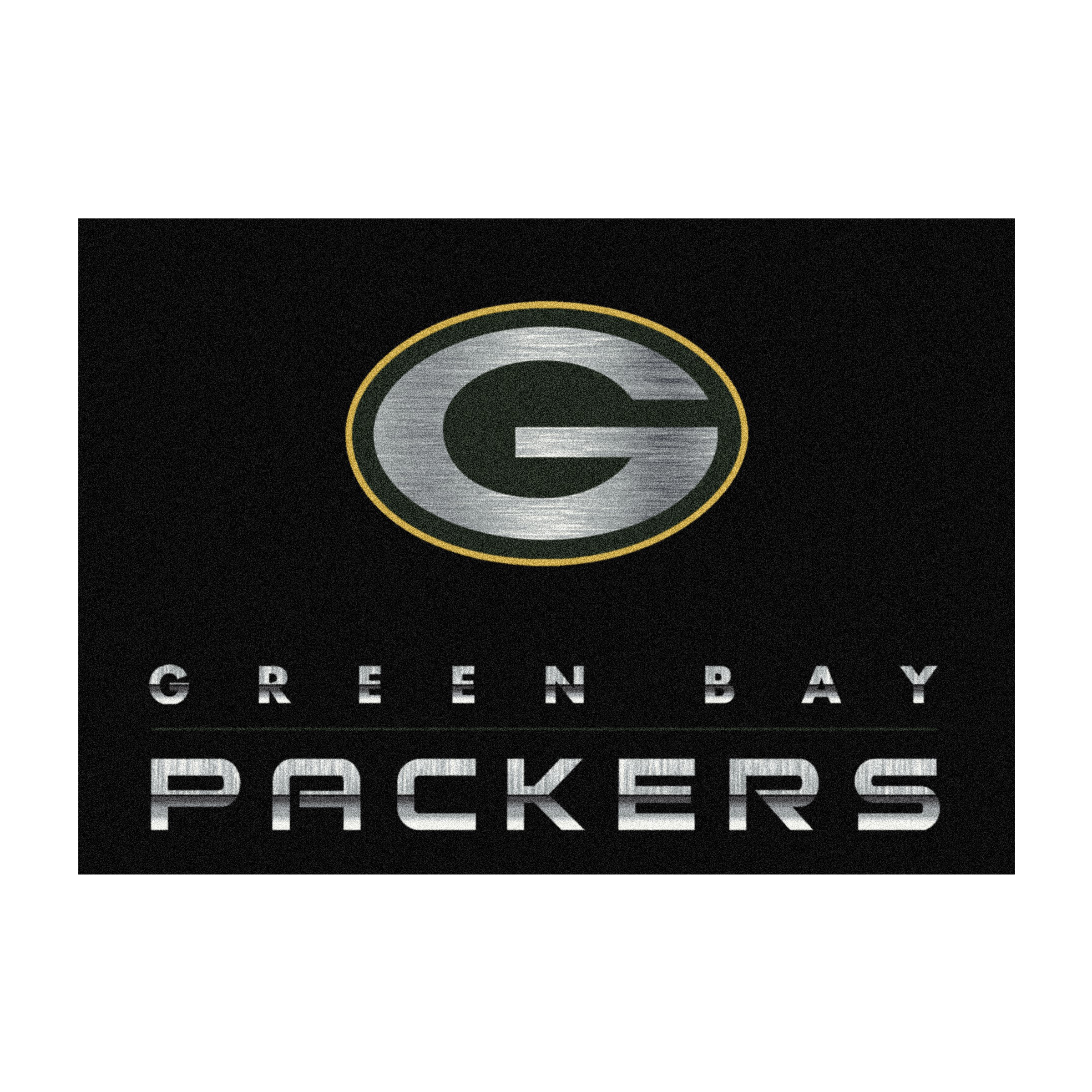 Green Bay Packers 6 X 8 CHROME Rug