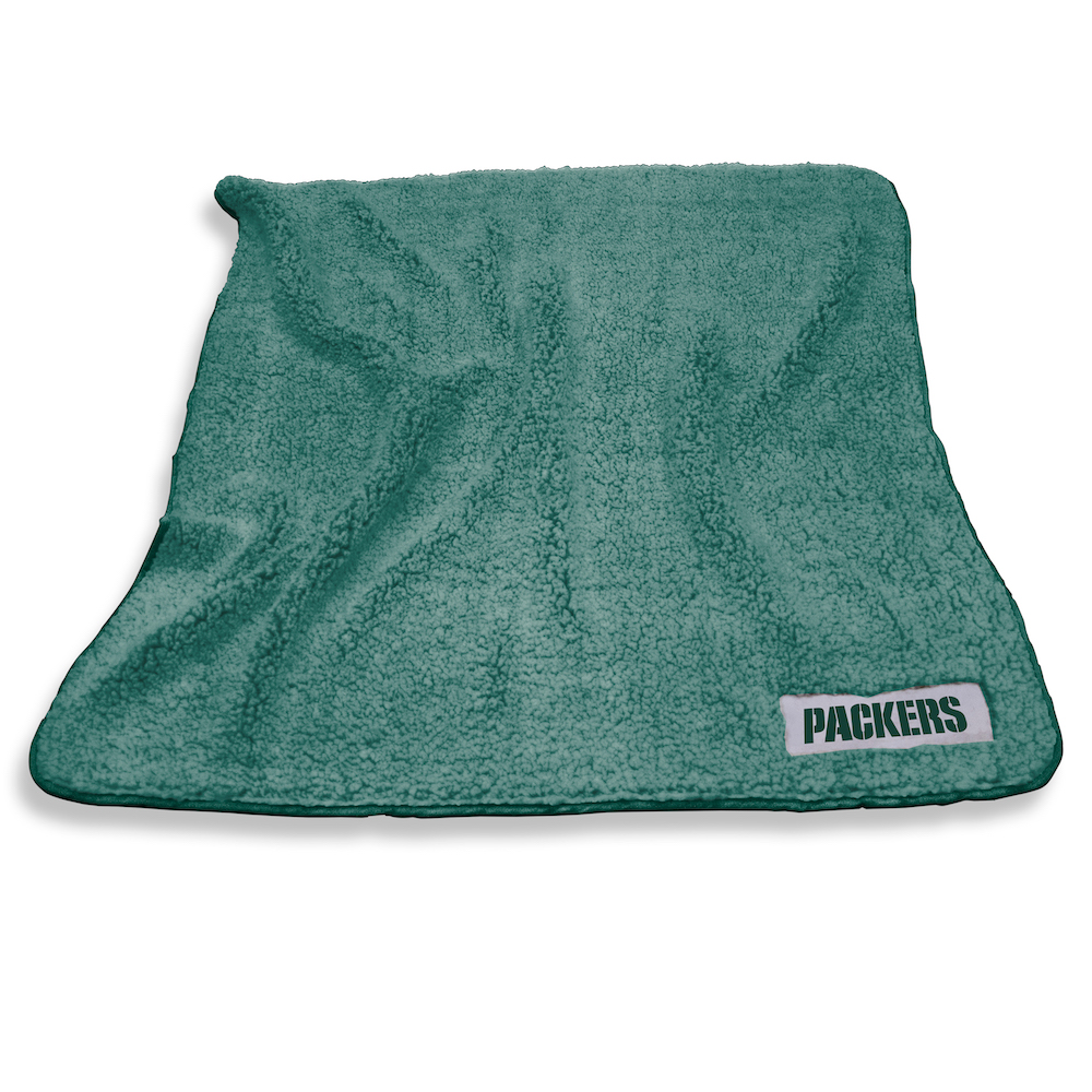 Green Bay Packers Color Frosty Throw Blanket