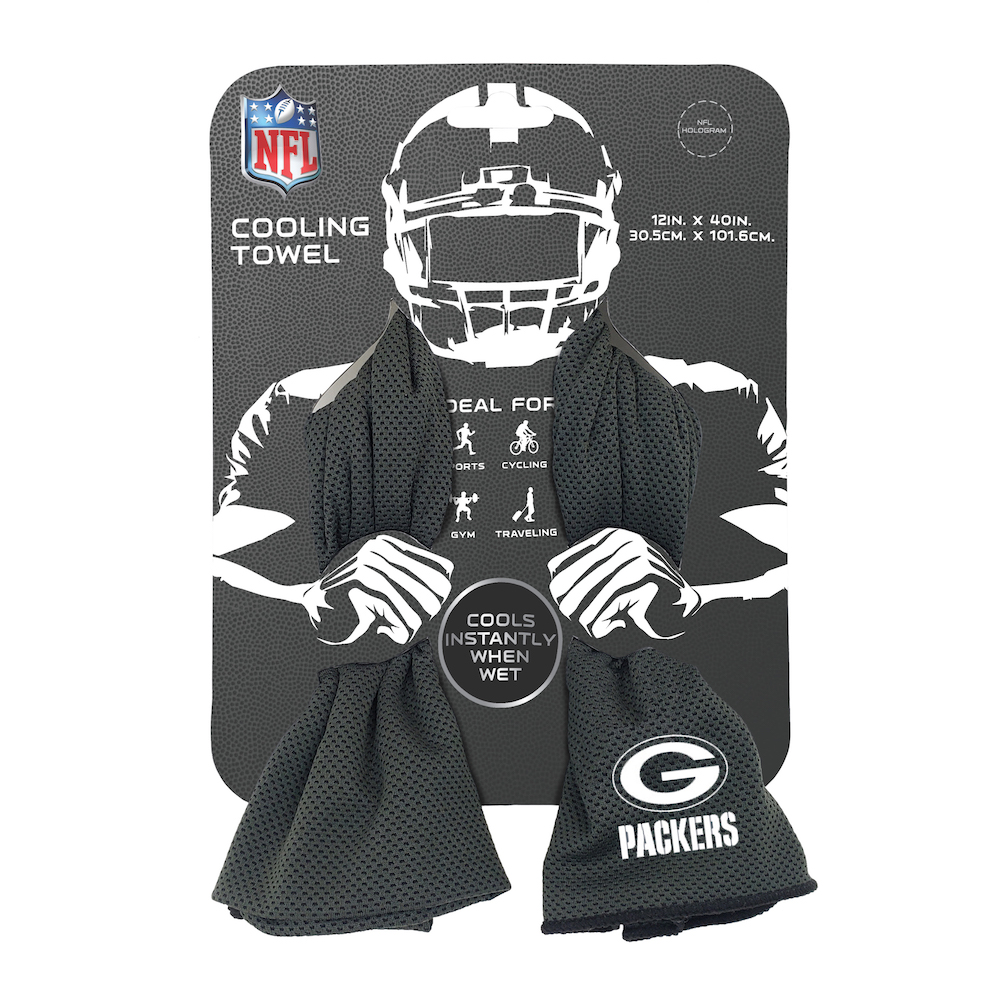 Green Bay Packers Cooling Towel 12x40