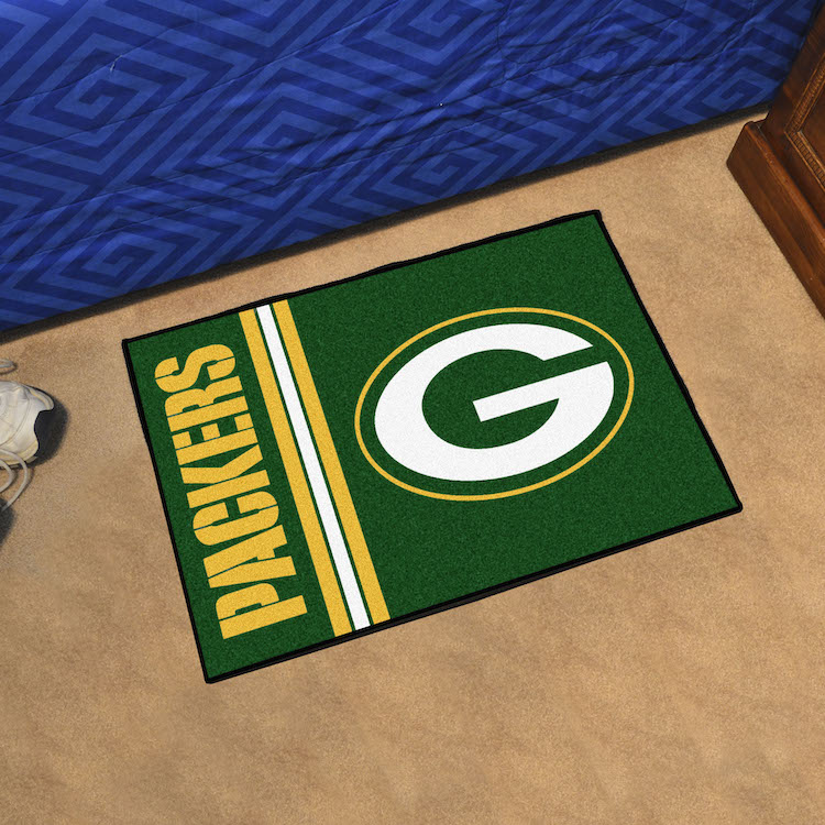 Green Bay Packers UNIFORM Themed Floor Mat