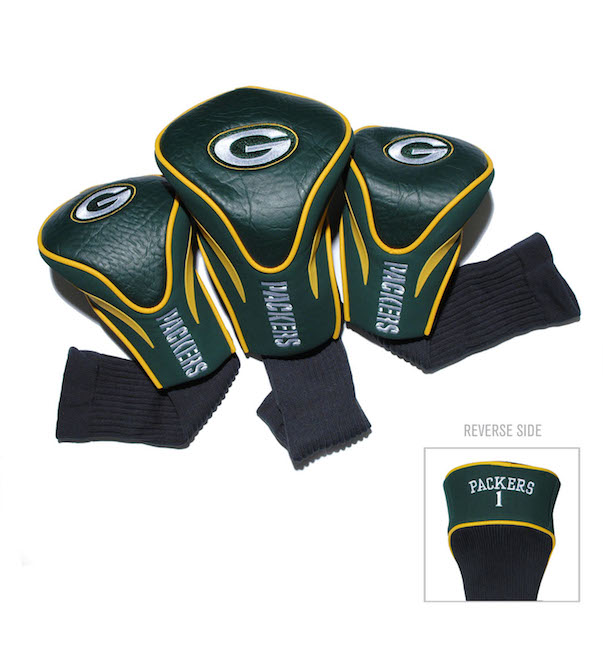 Green Bay Packers 3 Pack Contour Headcovers