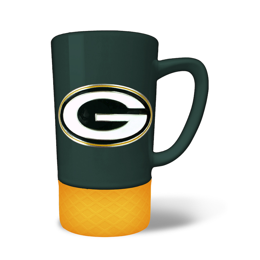 Green Bay Packers 15 oz Team Colored JUMP Mug