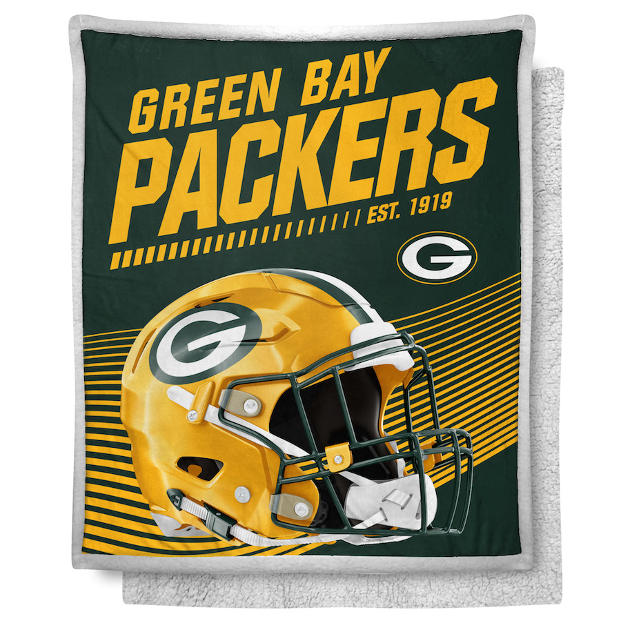 Green Bay Packers Mink SHERPA Throw Blanket