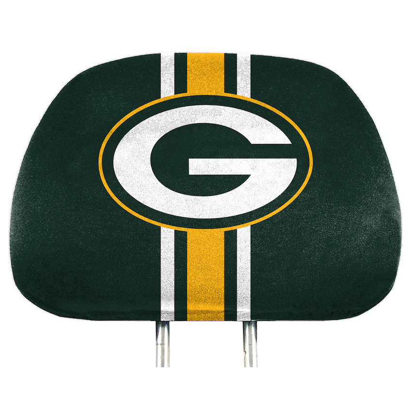 Green Bay Packers Printed Head Rest Covers