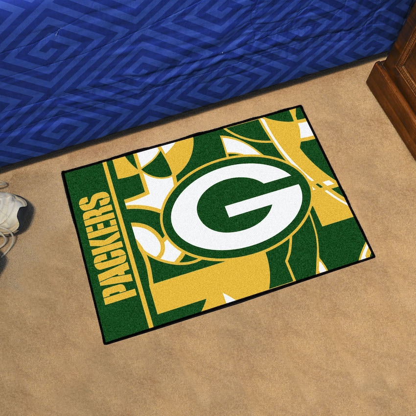 Green Bay Packers 20 x 30 Quick Snap Starter Floor Mat
