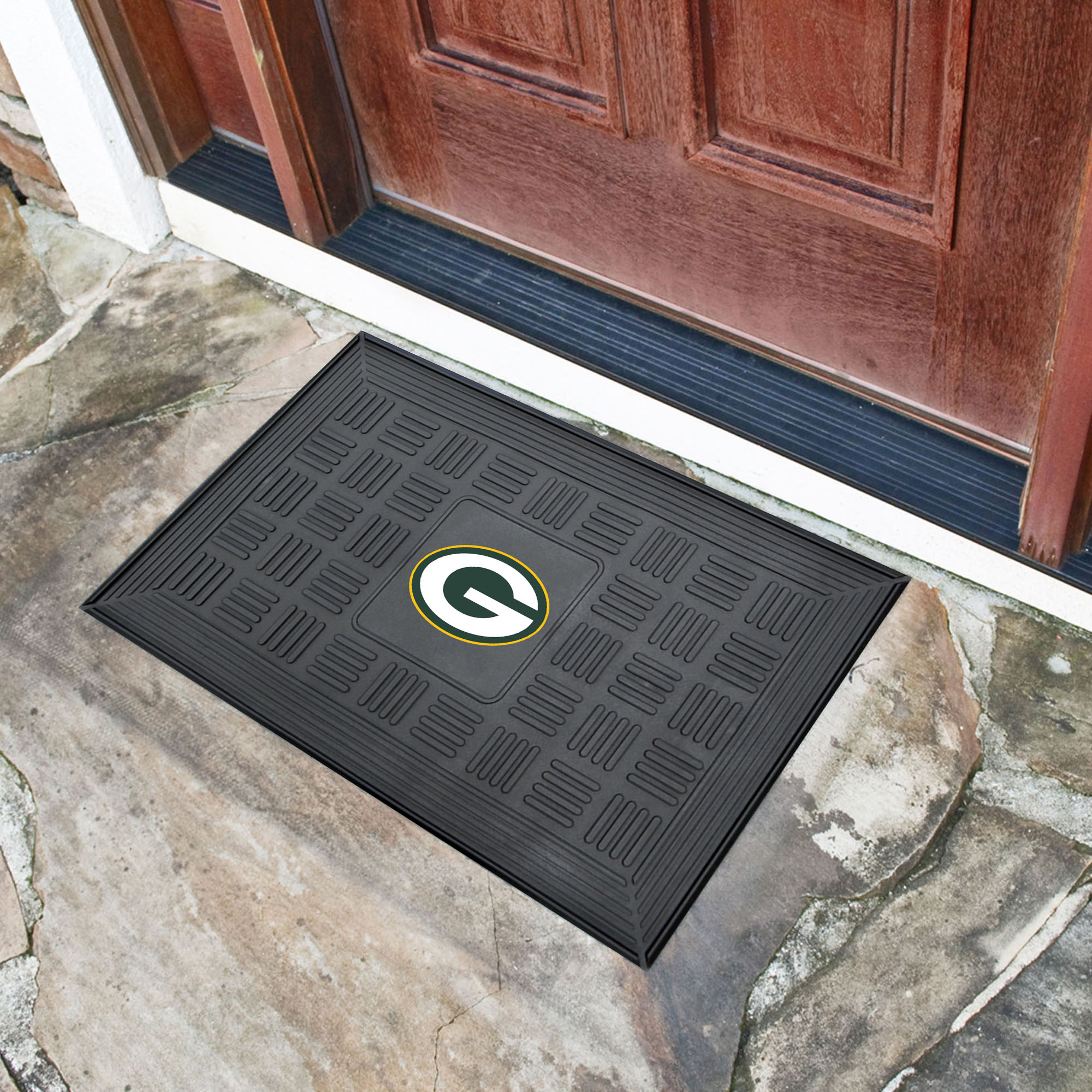 Green Bay Packers MEDALLION Vinyl Door Mat