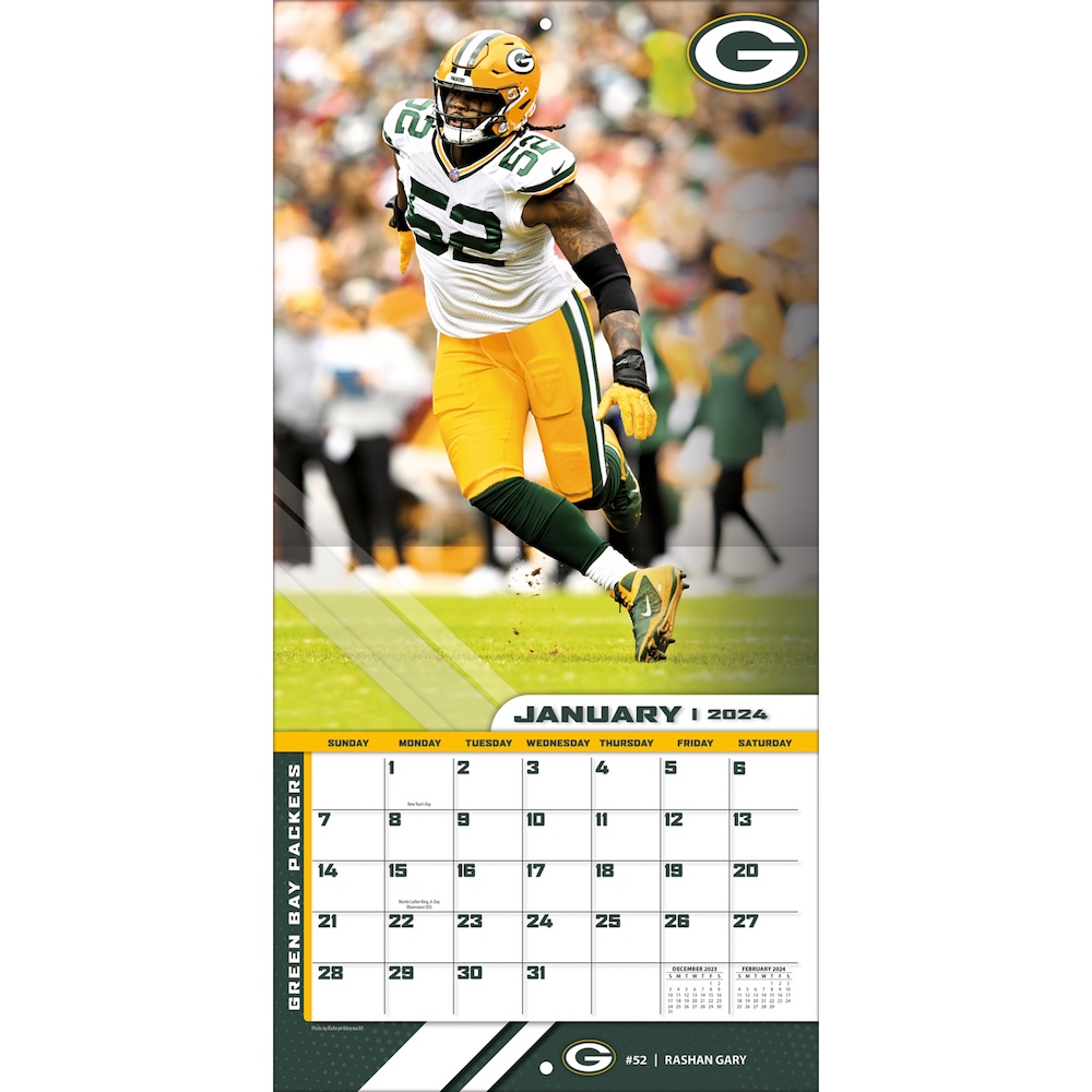 Green Bay Packers 2025 NFL Mini Wall Calendar