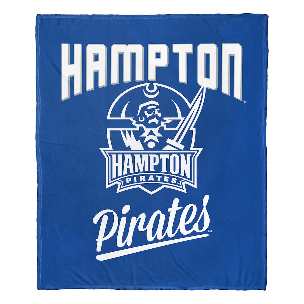 Hampton Pirates ALUMNI Silk Touch Throw Blanket 50 x 60 inch