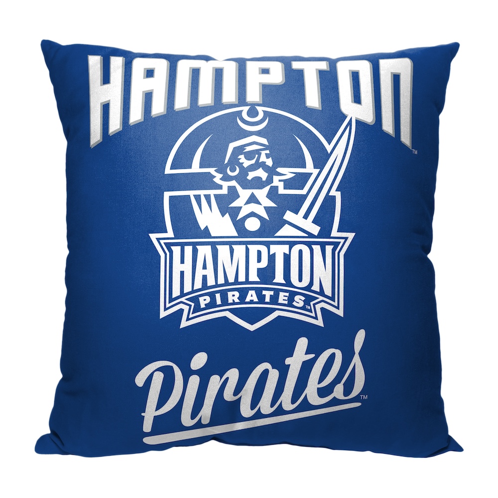 Hampton Pirates ALUMNI Decorative Throw Pillow 18 x 18 inch