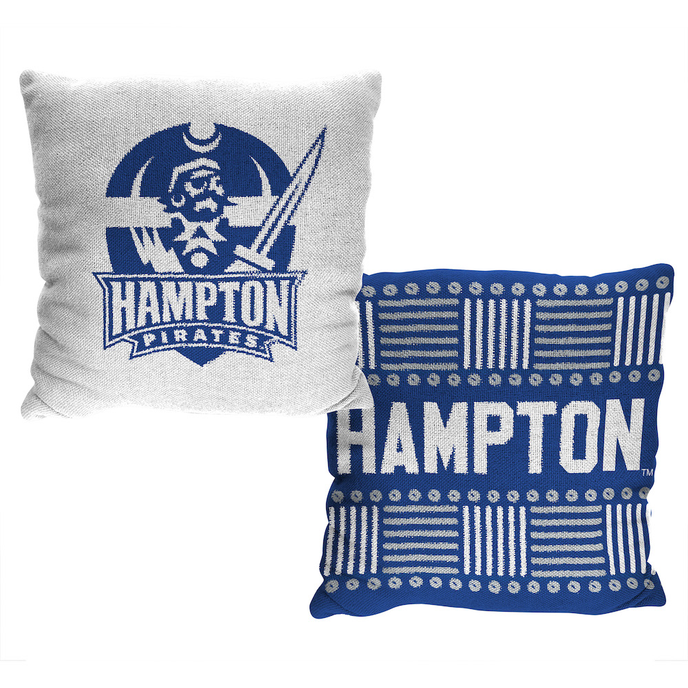 Hampton Pirates HOMAGE Double Sided INVERT Woven Pillow