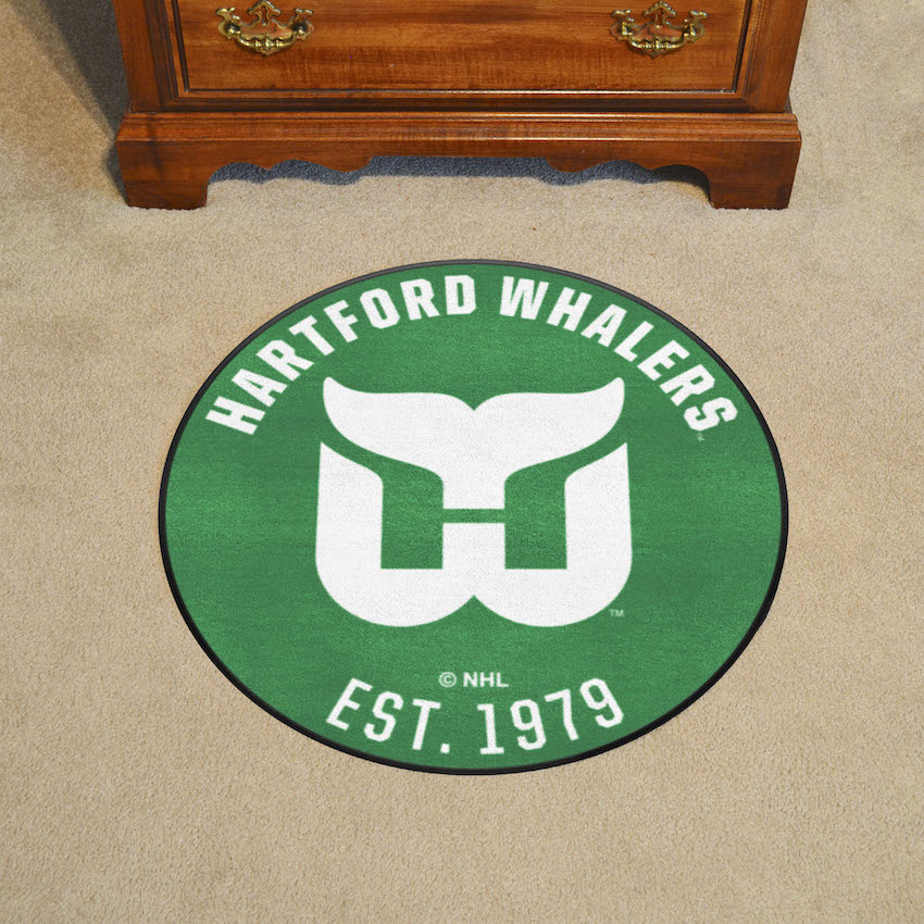 Hartford Whalers Vintage Roundel Mat - Throwback Logo