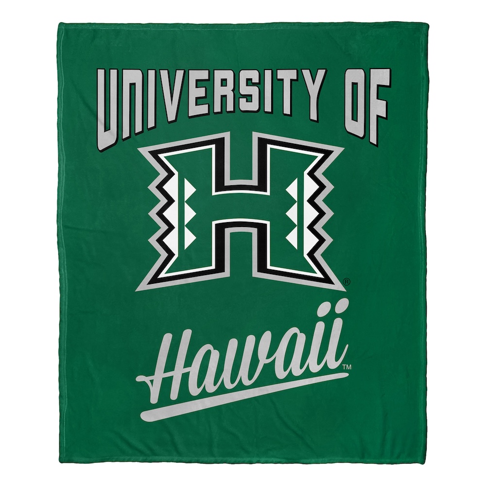 Hawaii Warriors ALUMNI Silk Touch Throw Blanket 50 x 60 inch