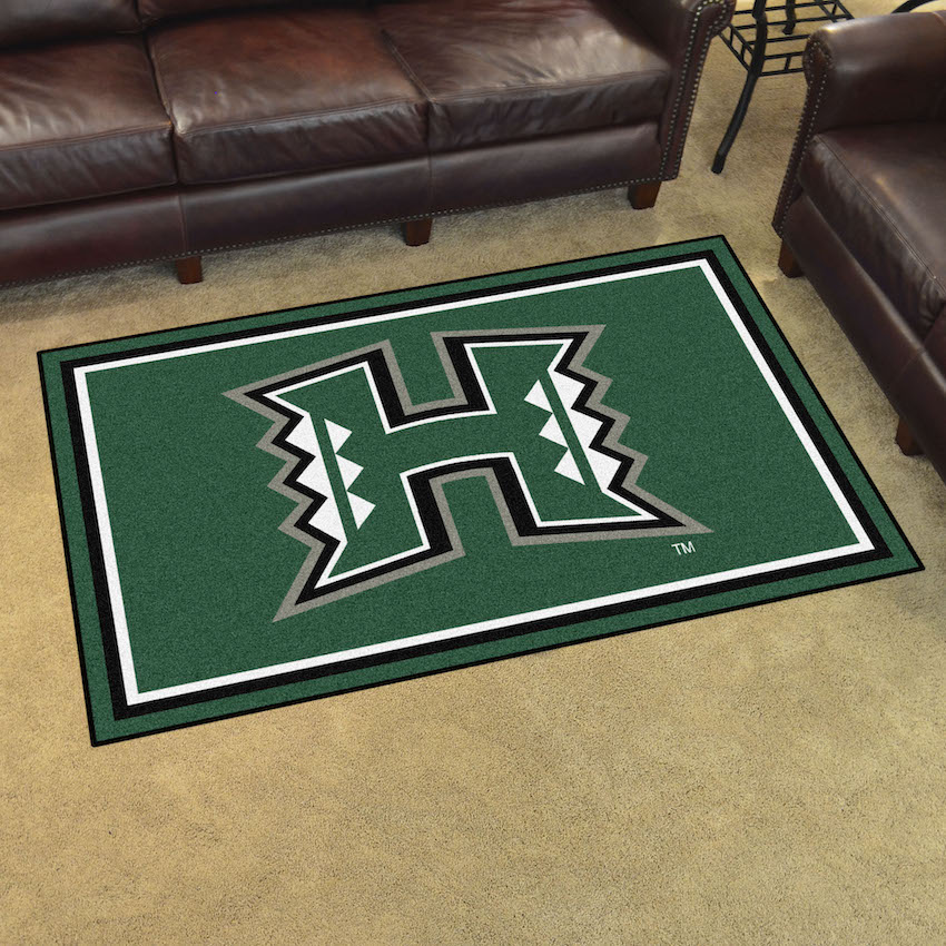 Hawaii Warriors 4x6 Area Rug