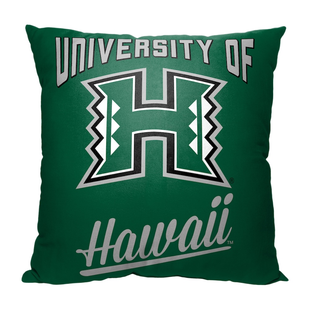 Hawaii Warriors ALUMNI Decorative Throw Pillow 18 x 18 inch