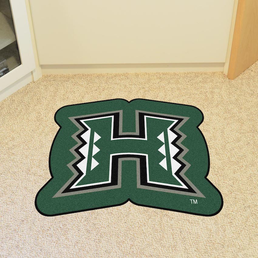 Hawaii Warriors MASCOT 36 x 48 Floor Mat