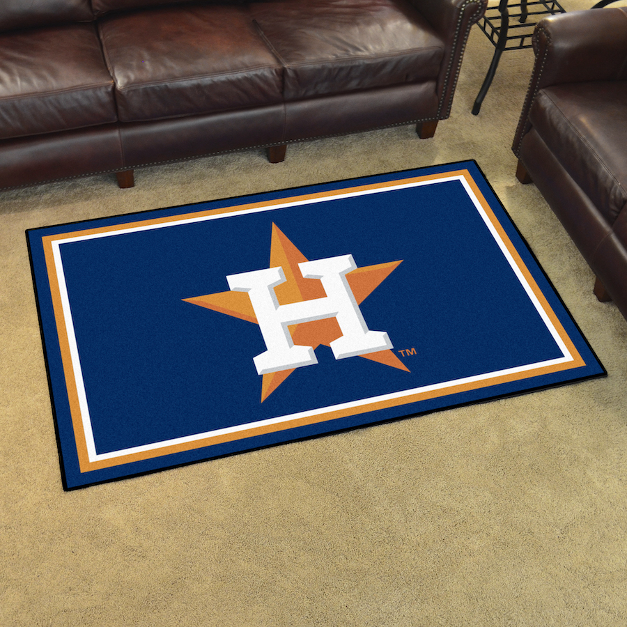 Houston Astros 4x6 Area Rug