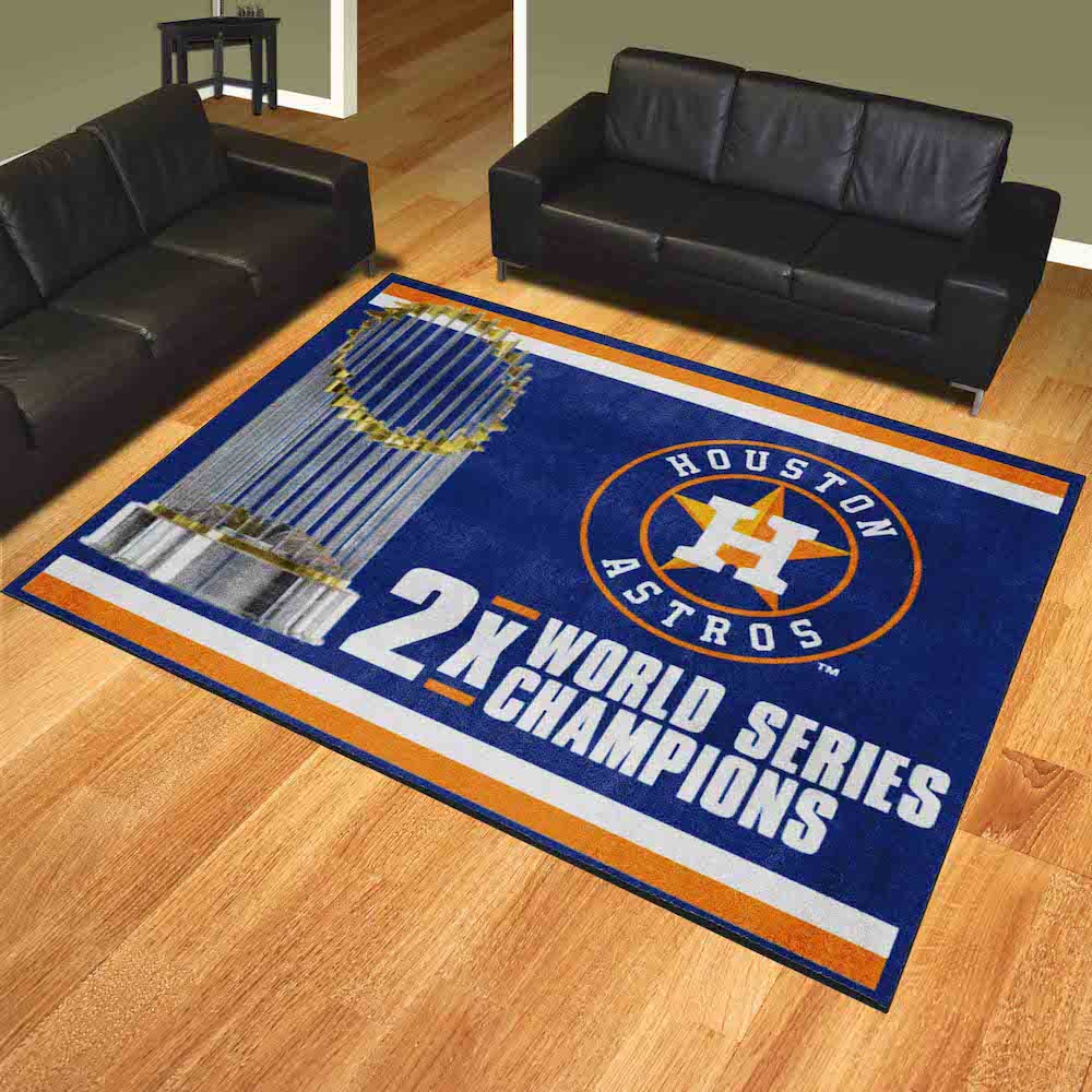 Houston Astros 8 x 10 DYNASTY Area Rug