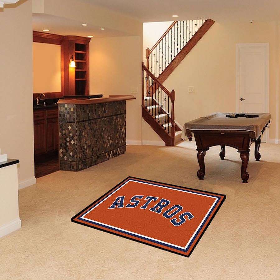 Houston Astros ALT LOGO 4x6 Area Rug