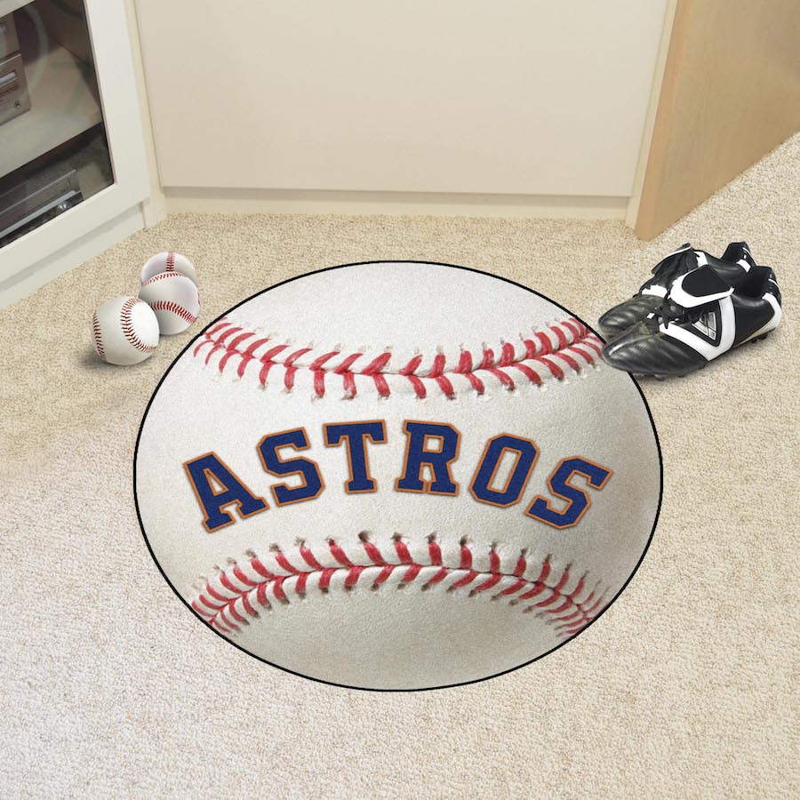 Houston Astros ALT LOGO Round Baseball Mat