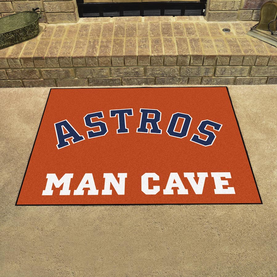 Houston Astros ALT LOGO ALL STAR 34 x 45 MAN CAVE Floor Mat