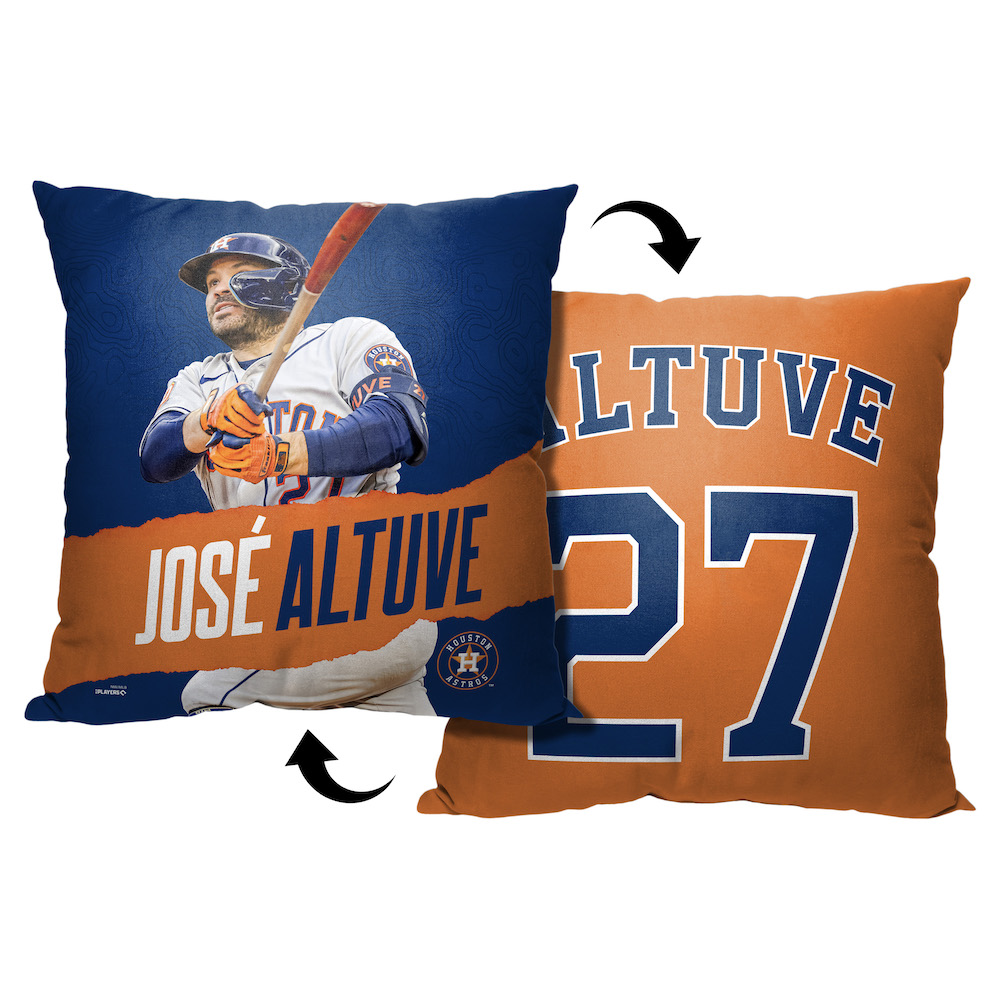 Houston Astros Jose Jose Altuve Decorative Throw Pillow 18 x 18 inch