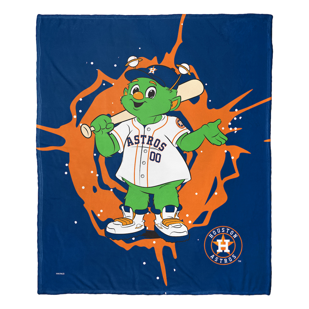 Houston Astros MASCOT Silk Touch Throw Blanket 50 x 60 inch