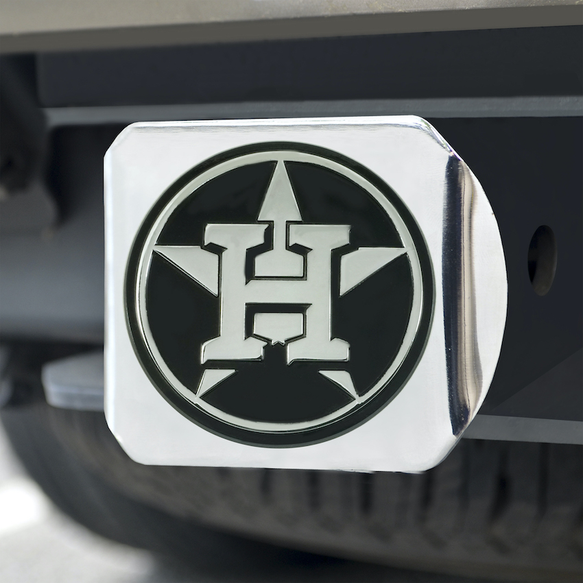 Houston Astros Chrome Trailer Hitch Cover