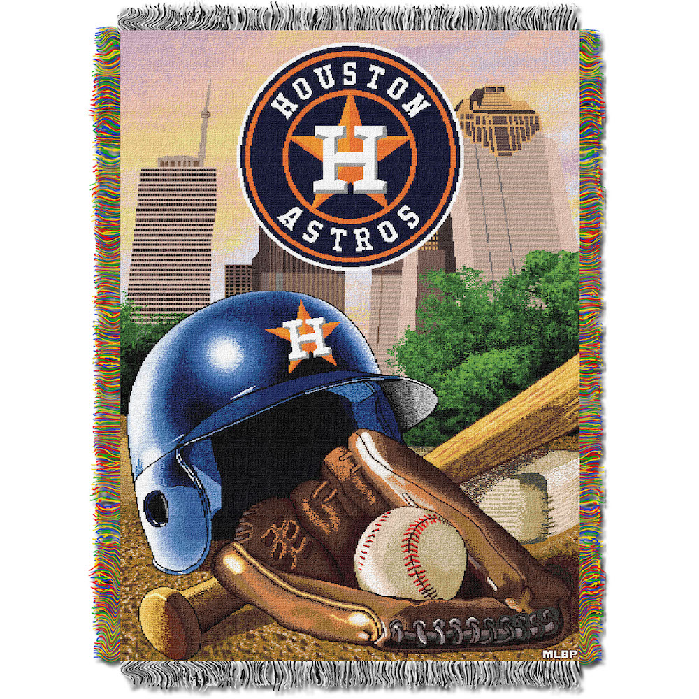 Houston Astros Home Field Advantage Series Tapestry Blanket 48 x 60