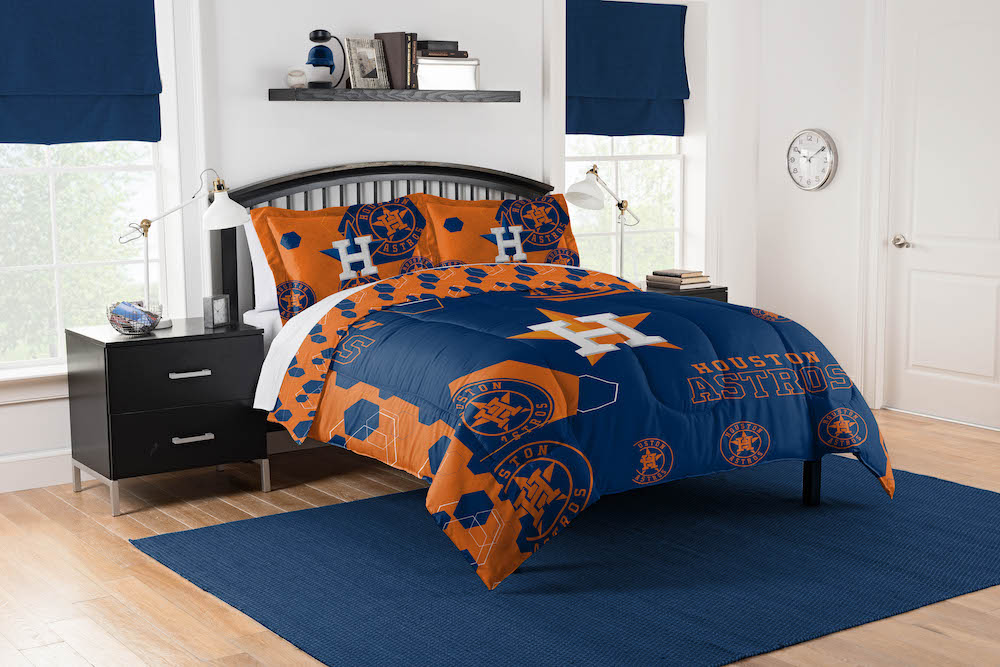 Houston Astros KING size Comforter and 2 Shams