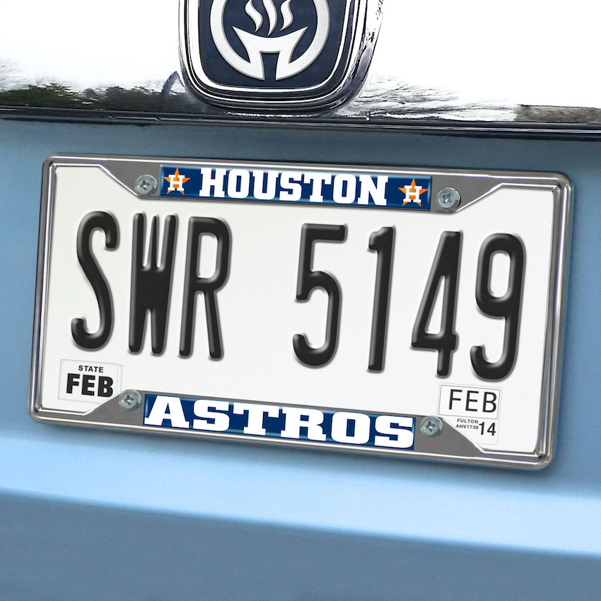 Houston Astros License Plate Frame