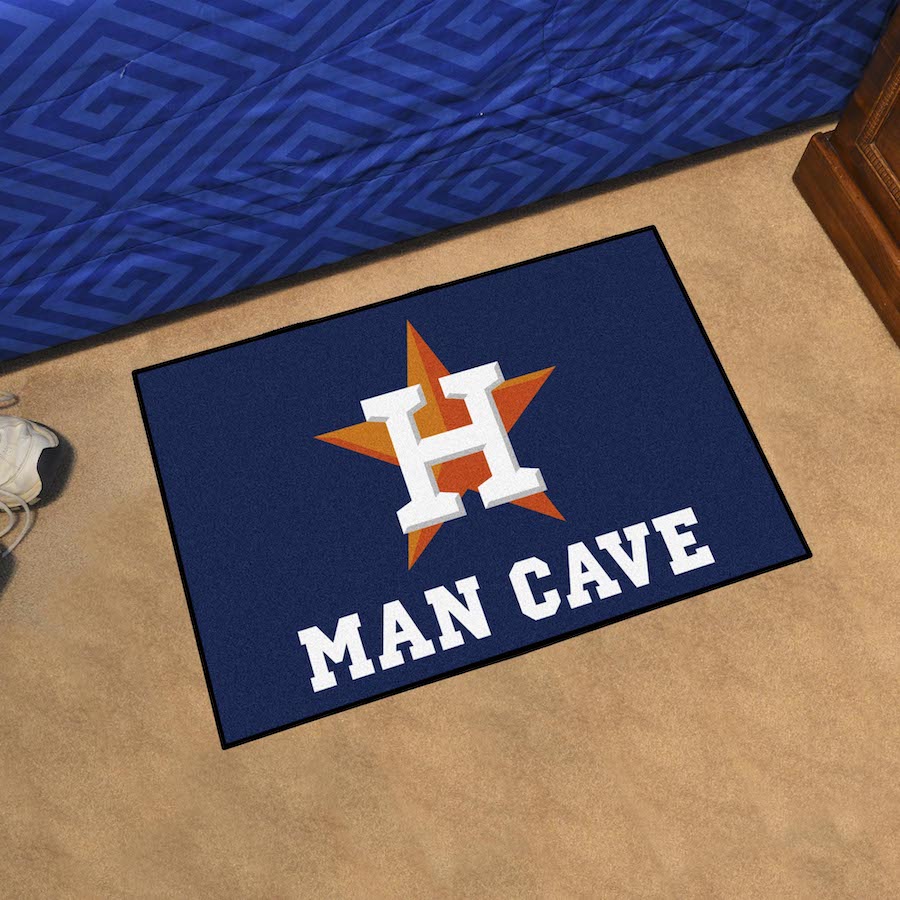 Houston Astros MAN CAVE 20 x 30 STARTER Floor Mat