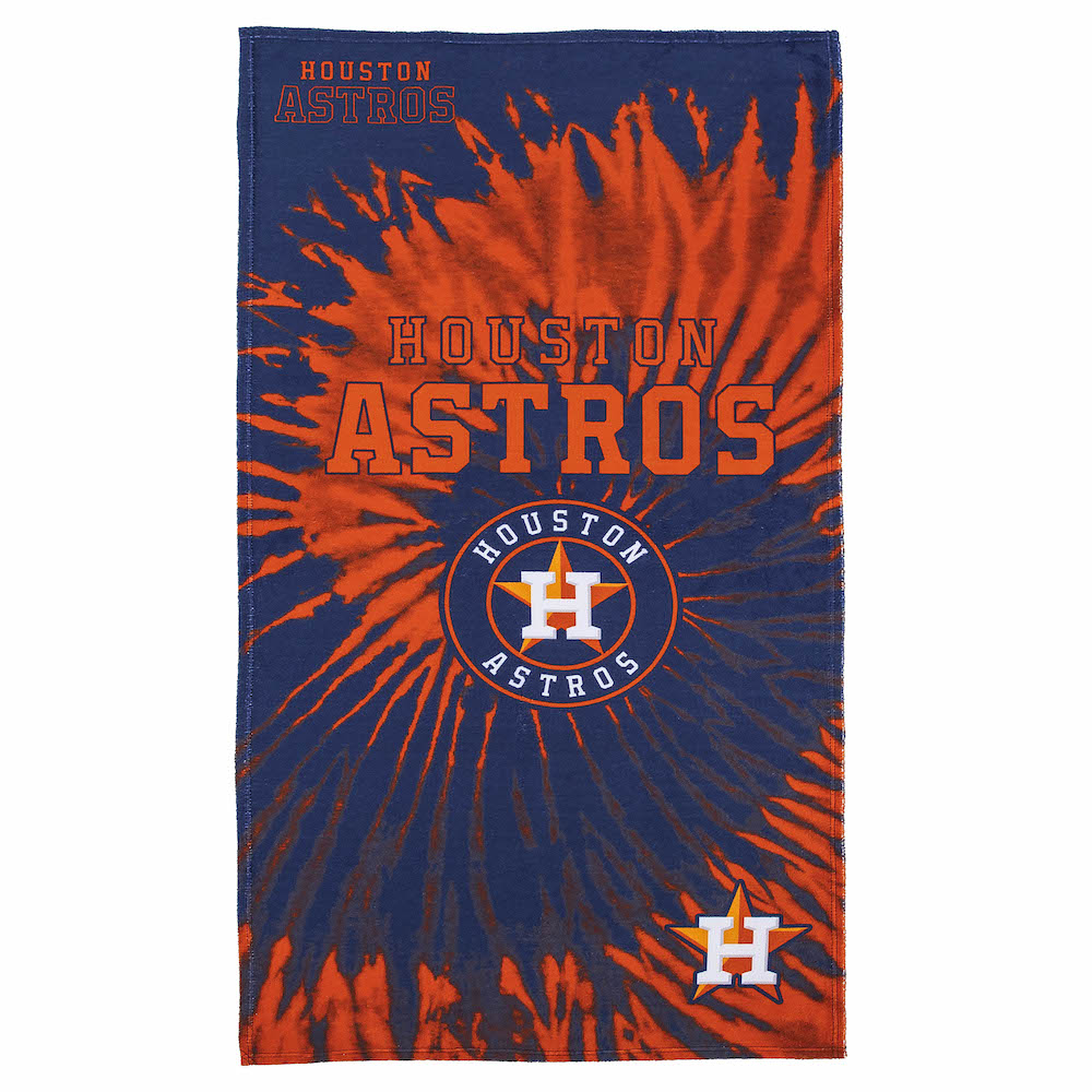 Houston Astros Pyschedelic 30x60 Beach Towel