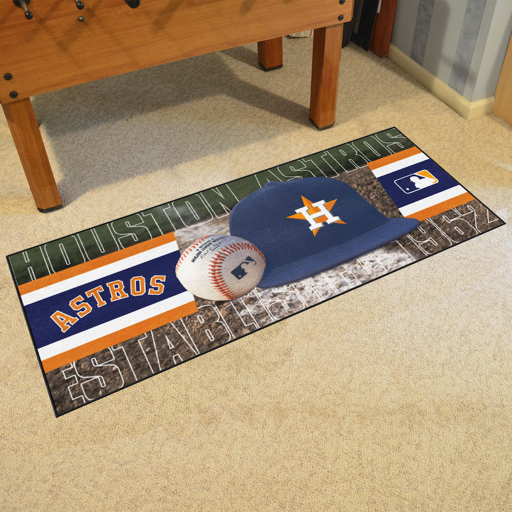 Houston Astros 30 x 72 Baseball Carpet Runner