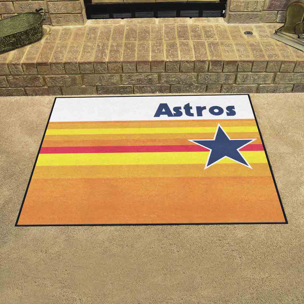 Fanmats Houston Astros Baseball Mat - Retro Collection