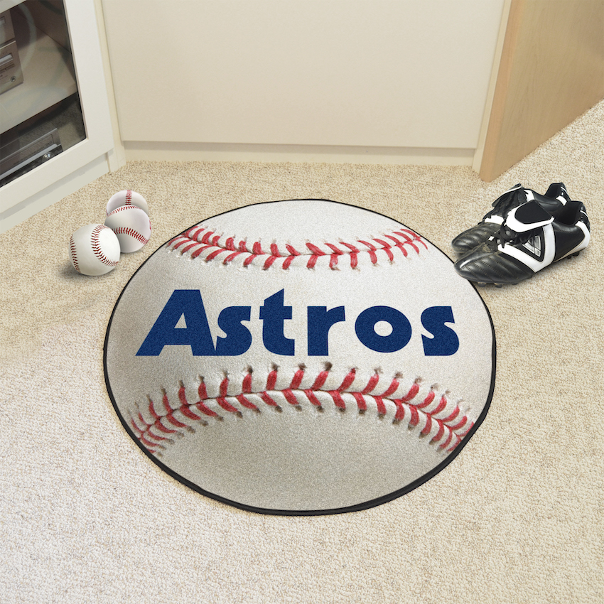 Houston Astros MLBCC Vintage Baseball Mat Throwback Logo