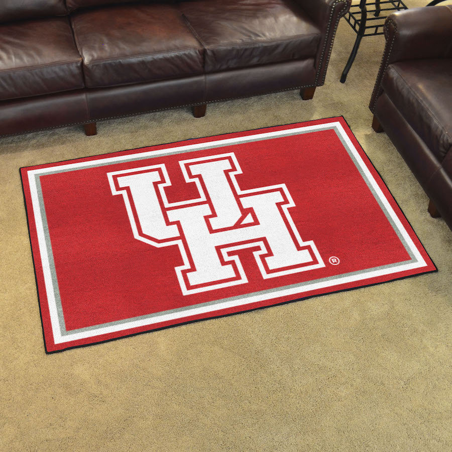 Houston Cougars 4x6 Area Rug