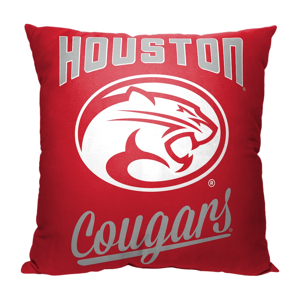 Houston Cougars ALUMNI Decorative Throw Pillow 18 x 18 inch