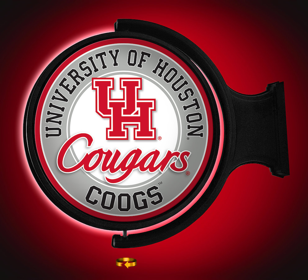 Houston Cougars LED Rotating Wall Sign ~ COOGS