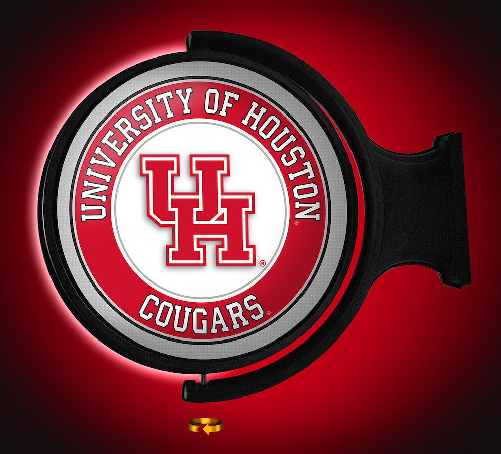 Houston Cougars LED Rotating Wall Sign ~ PRIMARY